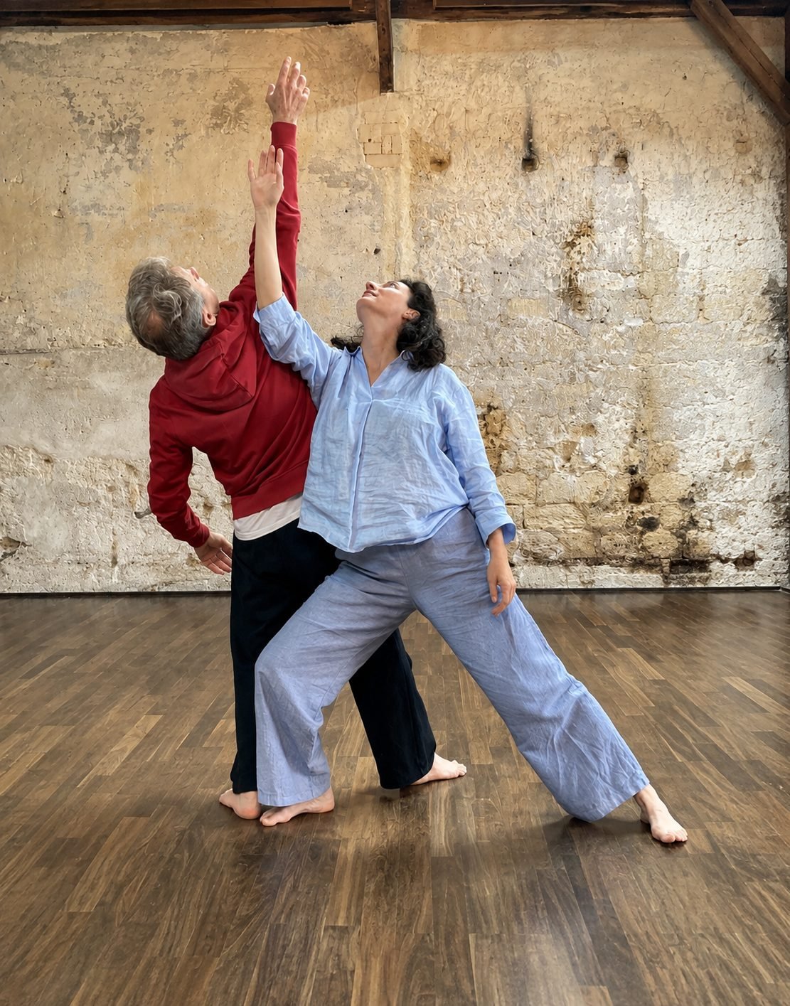 Séance de danse intuitive et contact-improvisation animée par Didier Schindler